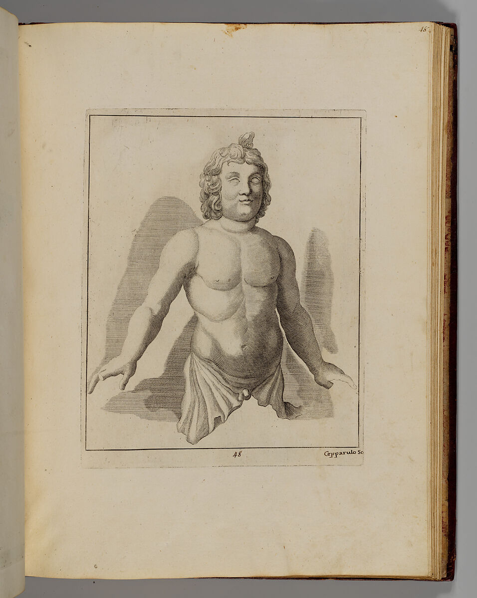 Disegni intagliati in rame di pitture antiche ritrovate nelle scavazioni di Resina, Francesco Sesoni