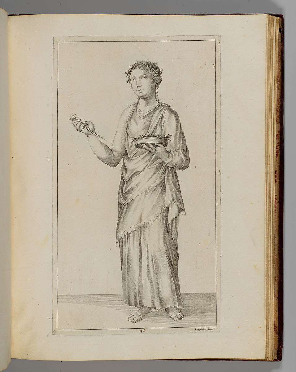 Disegni intagliati in rame di pitture antiche ritrovate nelle scavazioni di Resina, Francesco Sesoni