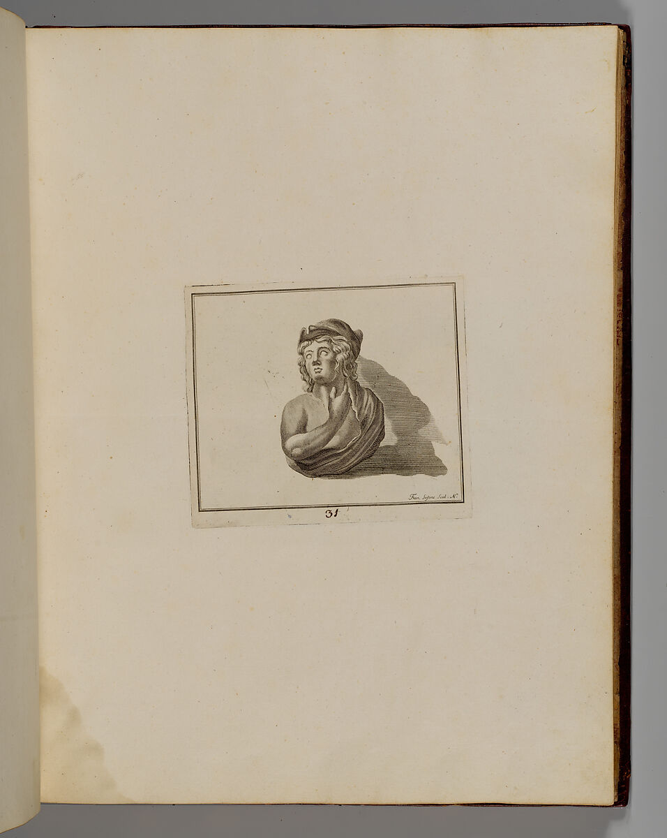 Disegni intagliati in rame di pitture antiche ritrovate nelle scavazioni di Resina, Francesco Sesoni