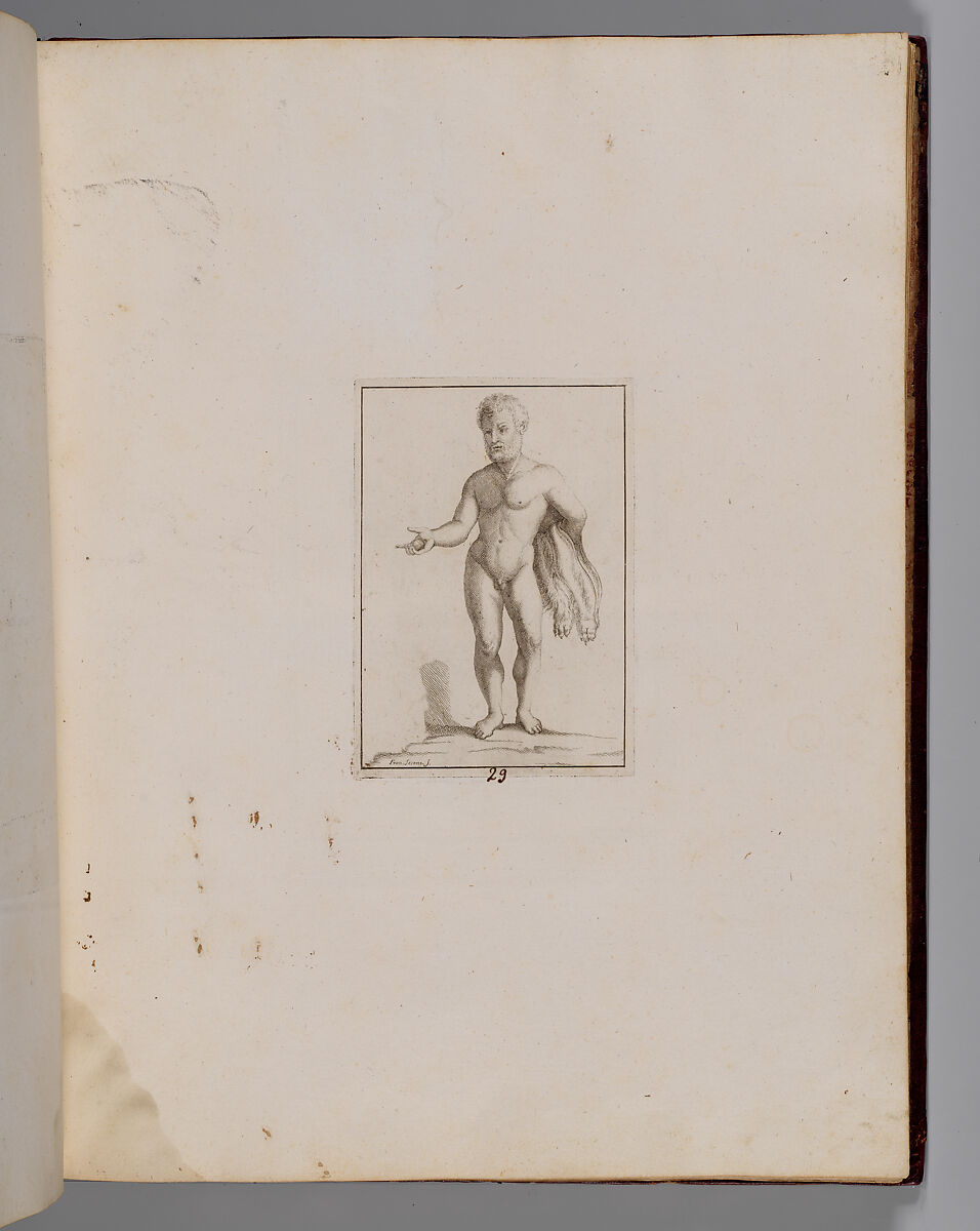 Disegni intagliati in rame di pitture antiche ritrovate nelle scavazioni di Resina, Francesco Sesoni