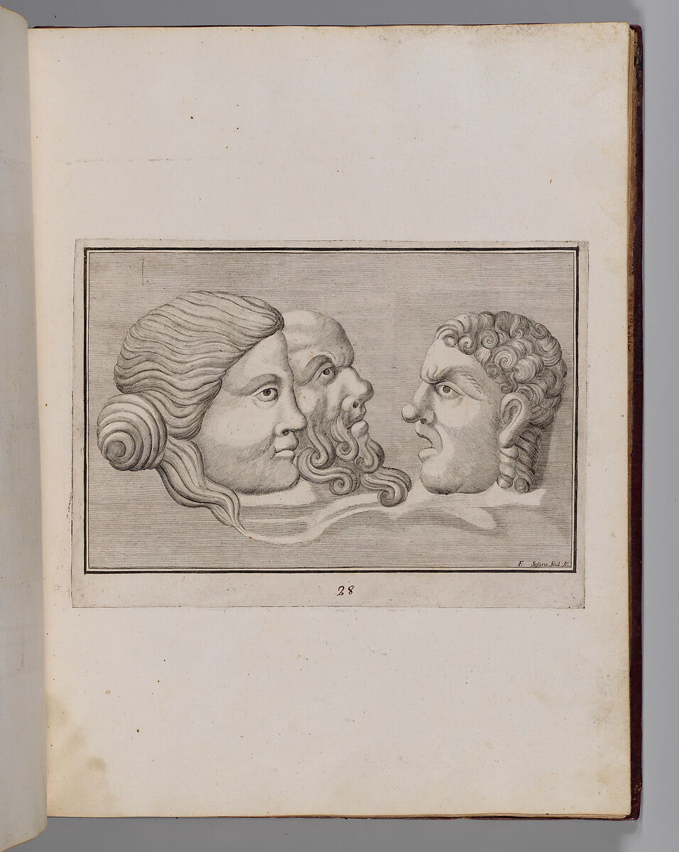 Disegni intagliati in rame di pitture antiche ritrovate nelle scavazioni di Resina, Francesco Sesoni