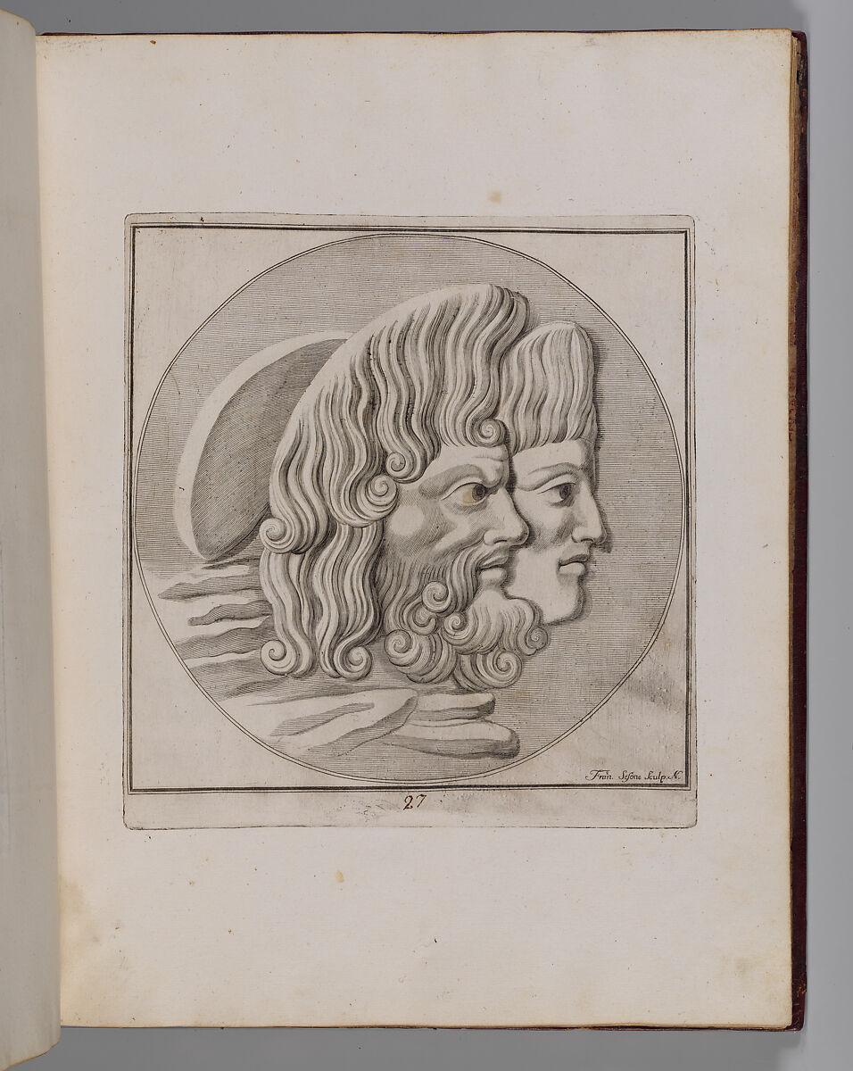 Disegni intagliati in rame di pitture antiche ritrovate nelle scavazioni di Resina, Francesco Sesoni