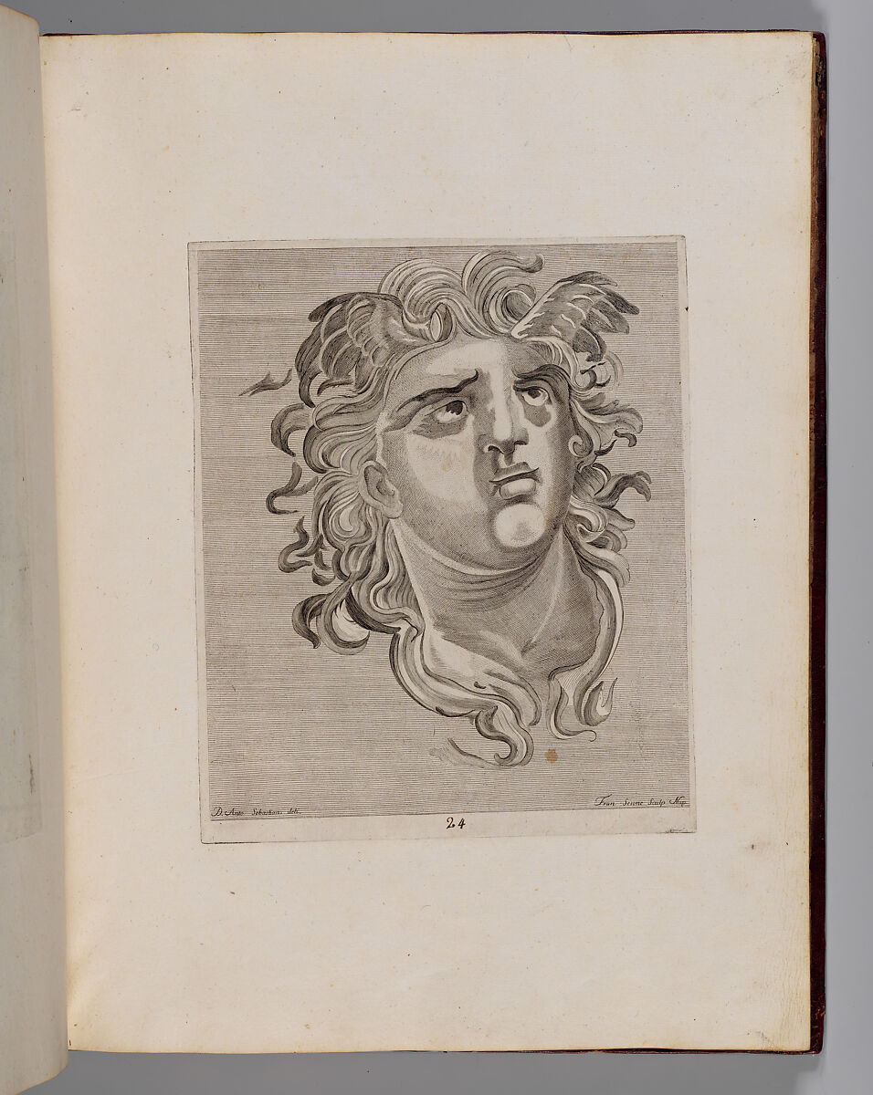 Disegni intagliati in rame di pitture antiche ritrovate nelle scavazioni di Resina, Francesco Sesoni