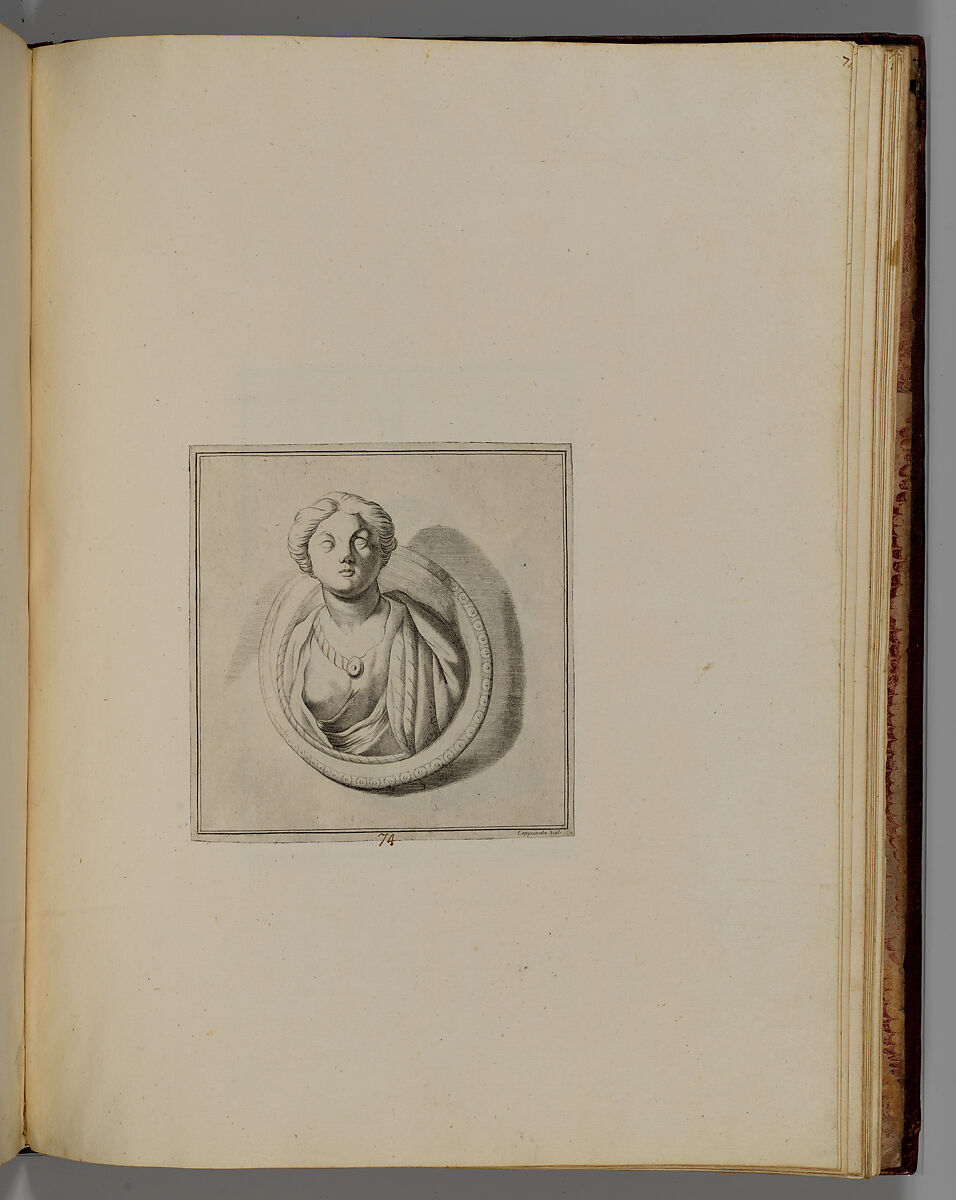 Disegni intagliati in rame di pitture antiche ritrovate nelle scavazioni di Resina, Francesco Sesoni