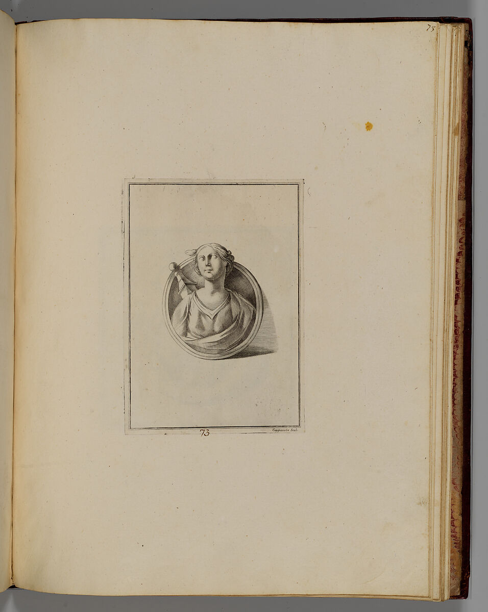 Disegni intagliati in rame di pitture antiche ritrovate nelle scavazioni di Resina, Francesco Sesoni