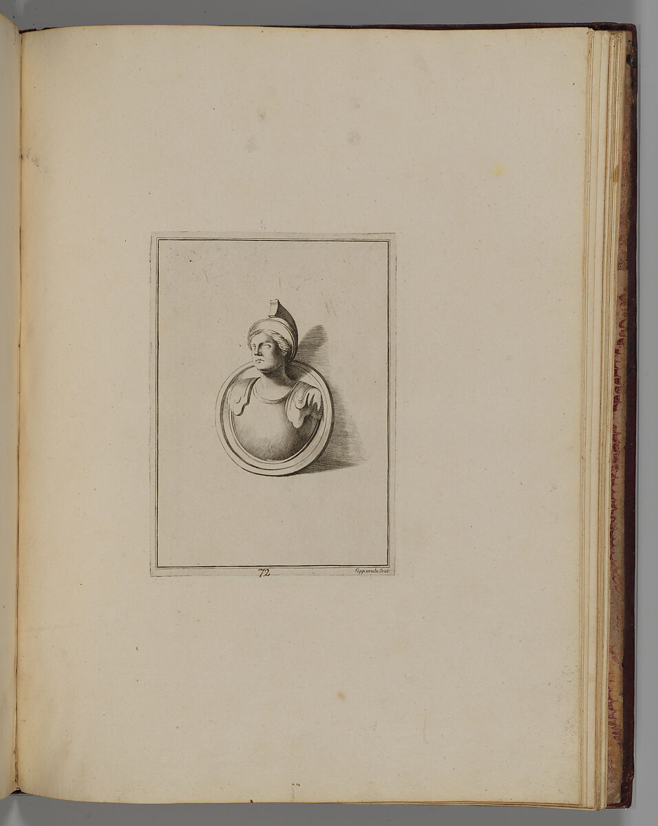 Disegni intagliati in rame di pitture antiche ritrovate nelle scavazioni di Resina, Francesco Sesoni