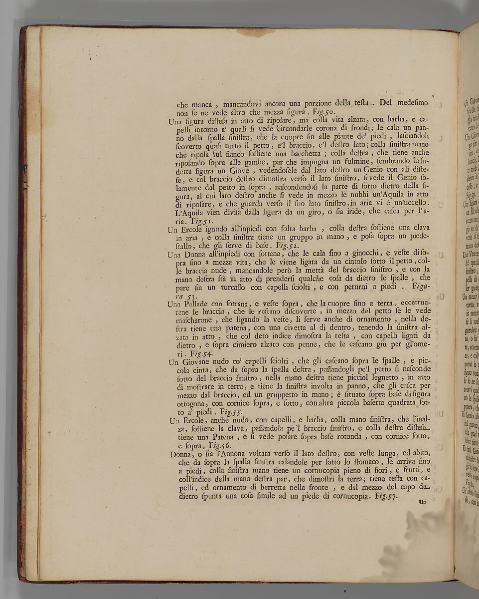 Disegni intagliati in rame di pitture antiche ritrovate nelle scavazioni di Resina, Francesco Sesoni