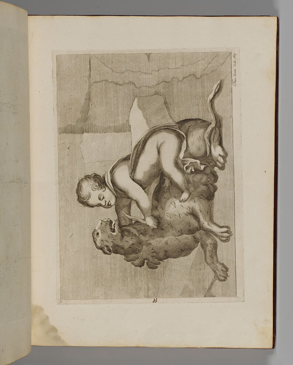 Disegni intagliati in rame di pitture antiche ritrovate nelle scavazioni di Resina, Francesco Sesoni