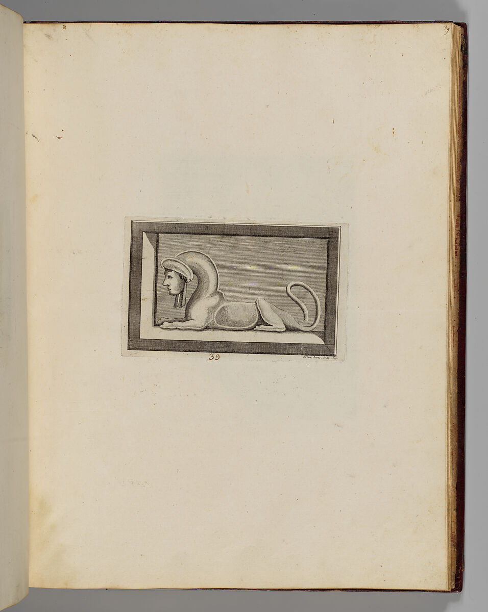 Disegni intagliati in rame di pitture antiche ritrovate nelle scavazioni di Resina, Francesco Sesoni