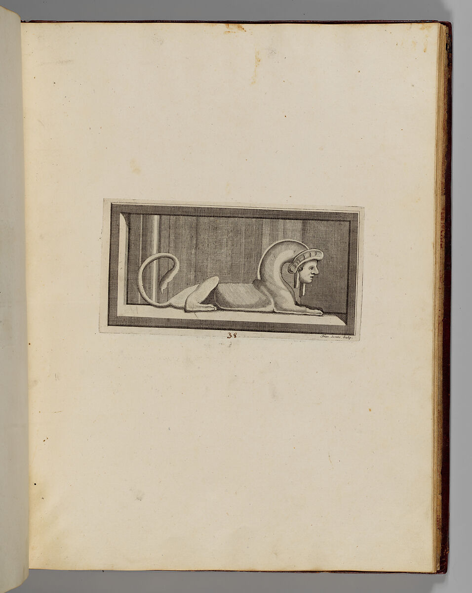 Disegni intagliati in rame di pitture antiche ritrovate nelle scavazioni di Resina, Francesco Sesoni