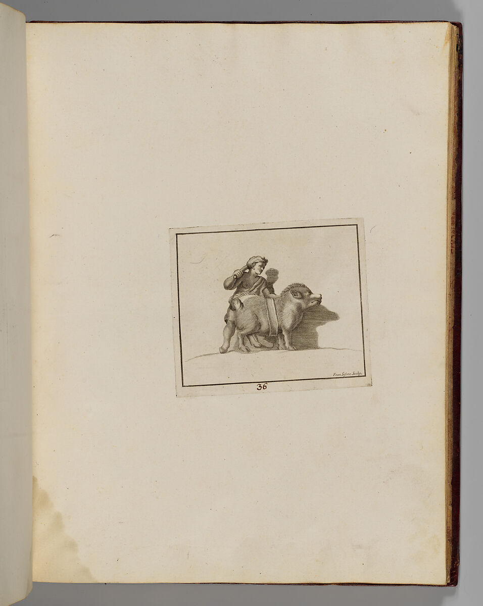 Disegni intagliati in rame di pitture antiche ritrovate nelle scavazioni di Resina, Francesco Sesoni
