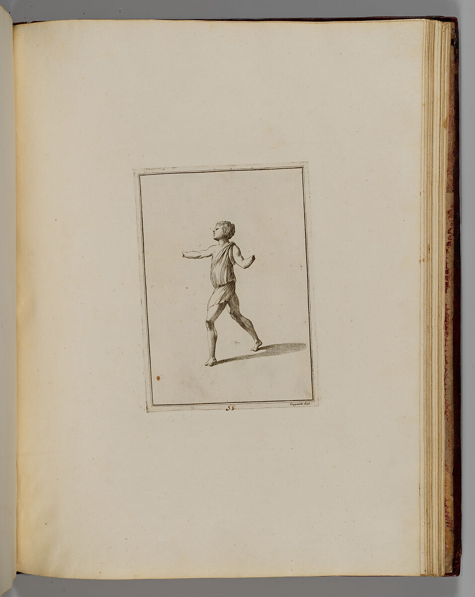 Disegni intagliati in rame di pitture antiche ritrovate nelle scavazioni di Resina, Francesco Sesoni