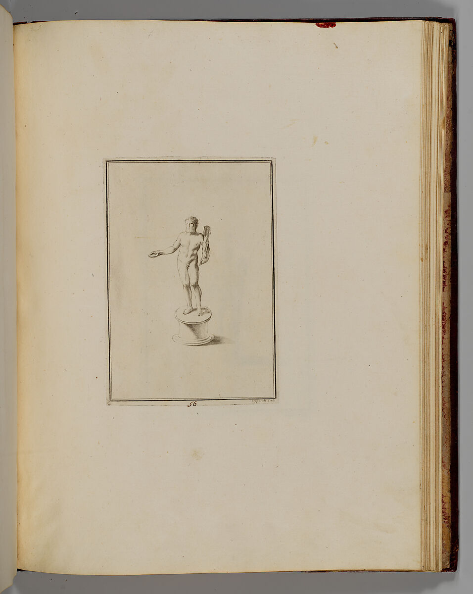 Disegni intagliati in rame di pitture antiche ritrovate nelle scavazioni di Resina, Francesco Sesoni