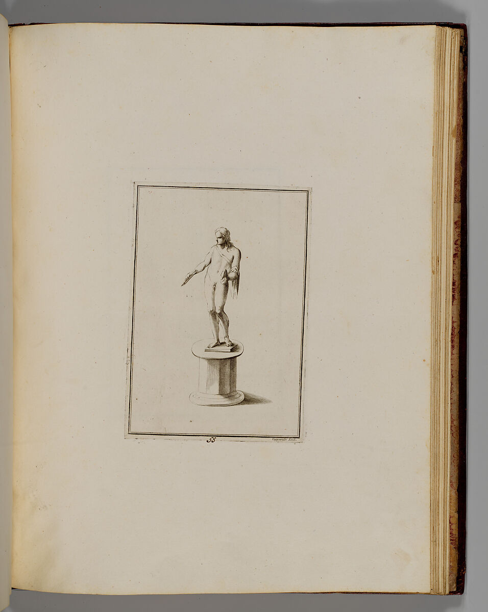 Disegni intagliati in rame di pitture antiche ritrovate nelle scavazioni di Resina, Francesco Sesoni