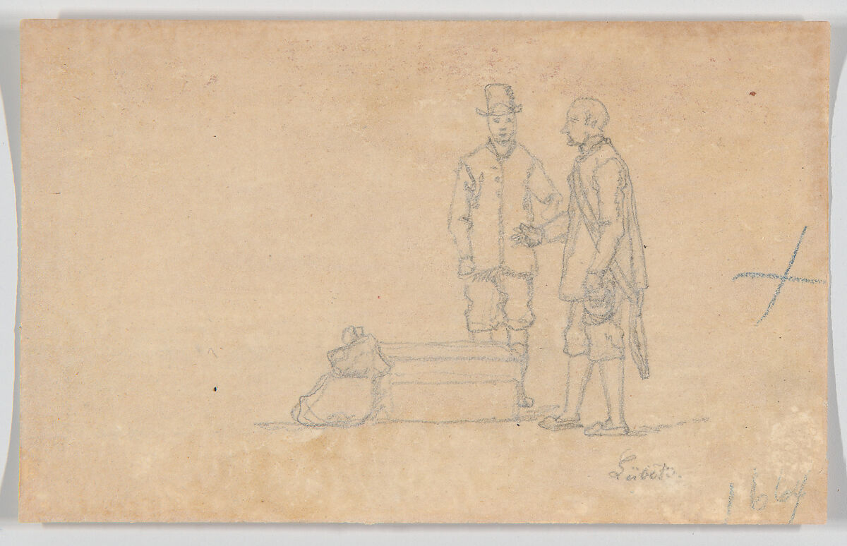 The Lighthouse of Travemünde Seen from the South, Martinus Rørbye (Danish, Drammen 1803–1848 Copenhagen), Graphite, gray wash