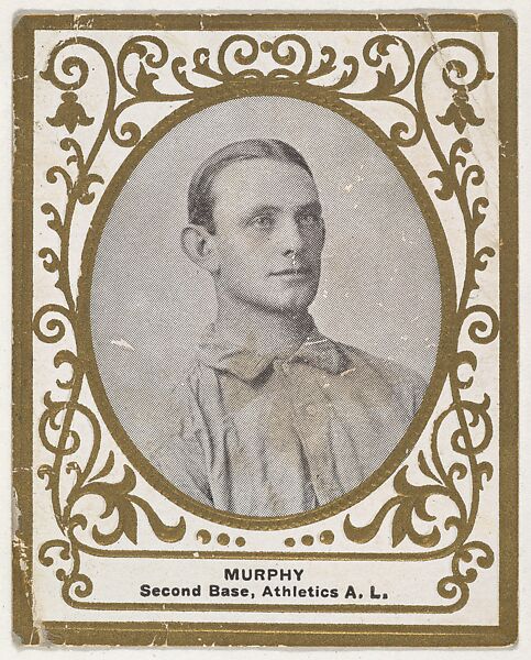 Murphy, 2nd Base, Athletics, American League, from the Baseball Players (Ramlys) series (T204) issued by the Mentor Company to promote Ramly and T.T.T. Turkish Cigarettes, Issued by Mentor Company, Boston, Photolithograph 