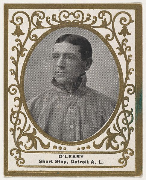 O'Leary, Shortstop, Detroit, American League, from the Baseball Players (Ramlys) series (T204) issued by the Mentor Company to promote Ramly and T.T.T. Turkish Cigarettes, Issued by Mentor Company, Boston, Photolithograph 