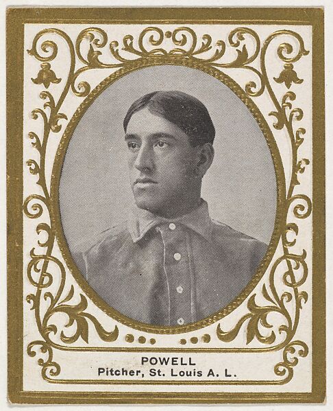 Powell, Pitcher, St. Louis, American League, from the Baseball Players (Ramlys) series (T204) issued by the Mentor Company to promote Ramly and T.T.T. Turkish Cigarettes, Issued by Mentor Company, Boston, Photolithograph 