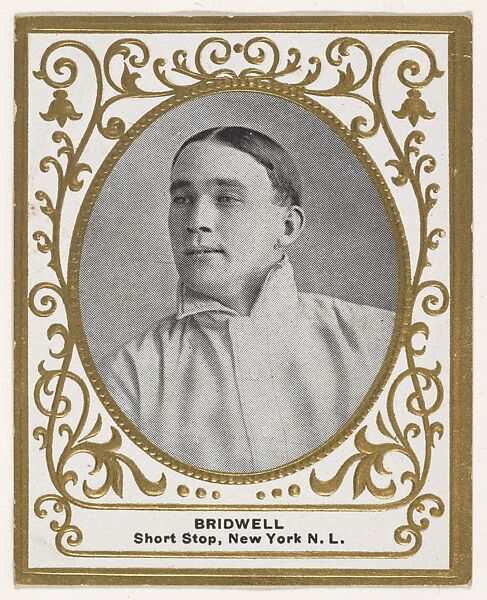 Bridwell, Shortstop, New York, National League, from the Baseball Players (Ramlys) series (T204) issued by the Mentor Company to promote Ramly and T.T.T. Turkish Cigarettes, Issued by Mentor Company, Boston, Photolithograph 