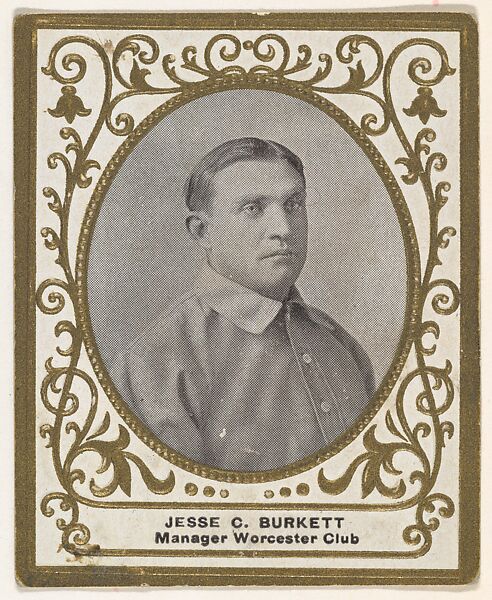 Jesse C. Burkett, Manager, Worcester Club, from the Baseball Players (Ramlys) series (T204) issued by the Mentor Company to promote Ramly and T.T.T. Turkish Cigarettes, Issued by Mentor Company, Boston, Photolithograph 