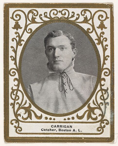 Carrigan, Catcher, Boston, American League, from the Baseball Players (Ramlys) series (T204) issued by the Mentor Company to promote Ramly and T.T.T. Turkish Cigarettes, Issued by Mentor Company, Boston, Photolithograph 