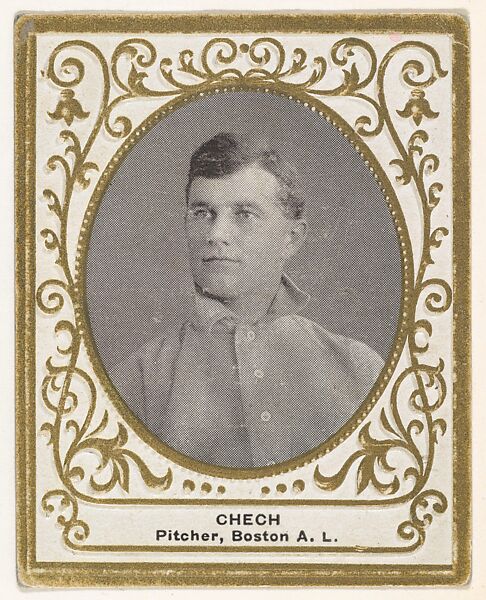 Chech, Pitcher, Boston, American League, from the Baseball Players (Ramlys) series (T204) issued by the Mentor Company to promote Ramly and T.T.T. Turkish Cigarettes, Issued by Mentor Company, Boston, Photolithograph 