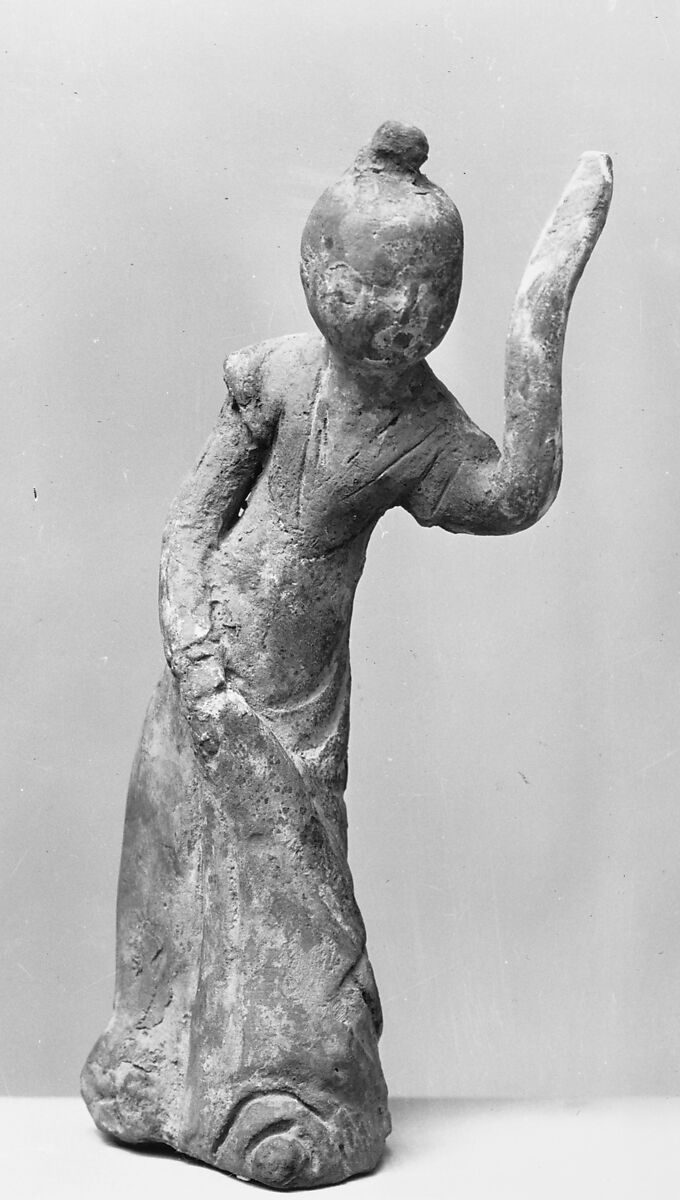 Female dancer, Earthenware, China 