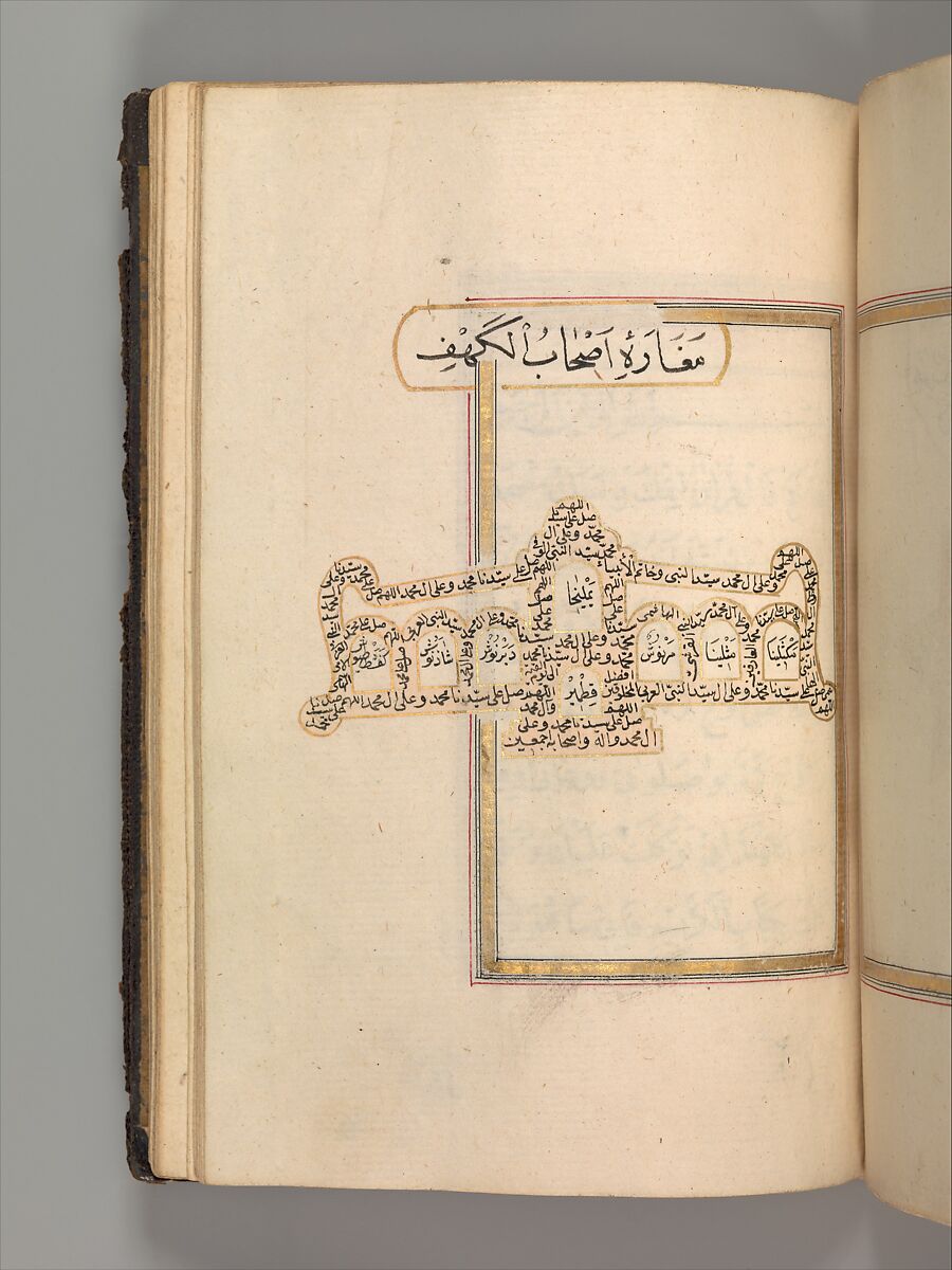 Prayer Book, 'Abd al-Qadir Hisari (Turkish), Manuscript: ink, opaque watercolor, and gold on paper
Binding: leather and gold