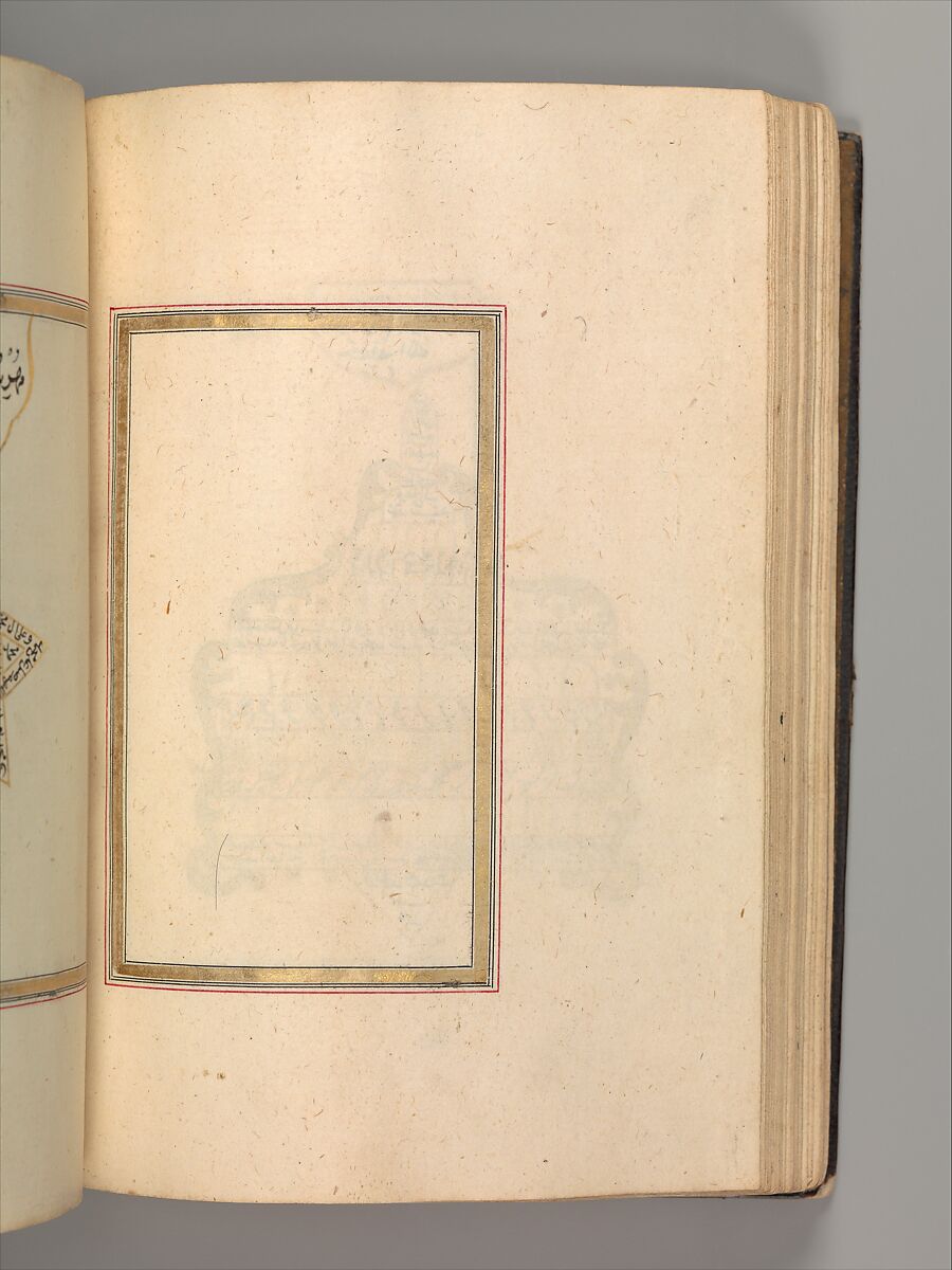 Prayer Book, 'Abd al-Qadir Hisari (Turkish), Manuscript: ink, opaque watercolor, and gold on paper
Binding: leather and gold