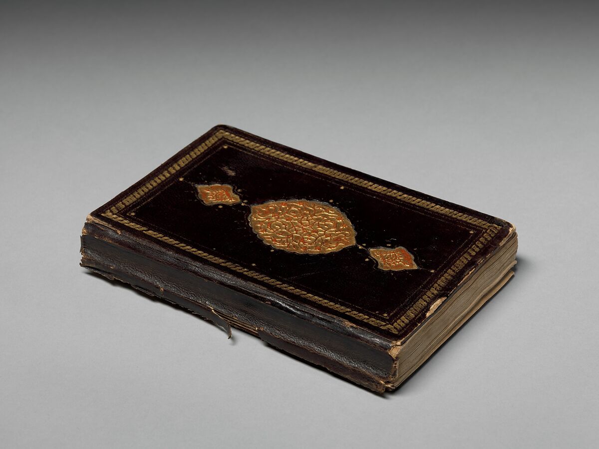 Prayer Book, 'Abd al-Qadir Hisari (Turkish), Manuscript: ink, opaque watercolor, and gold on paper
Binding: leather and gold