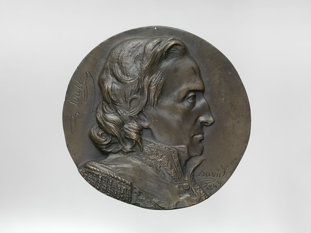 Marshal Soult (1769–1851), Medalist: Pierre Jean David d&#39;Angers (French, Angers 1788–1856 Paris), Bronze, French 