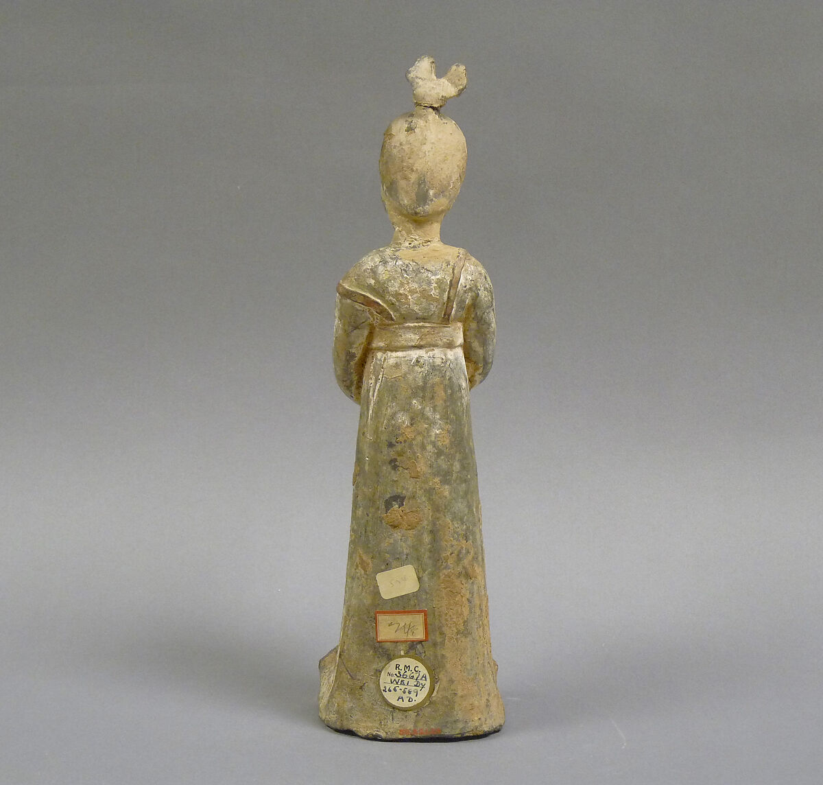 Female attendant, Earthenware, China