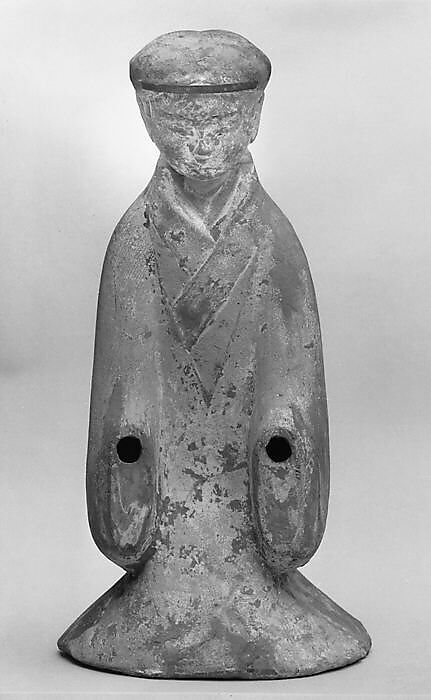 Figure with Removable Head, Pottery, China
