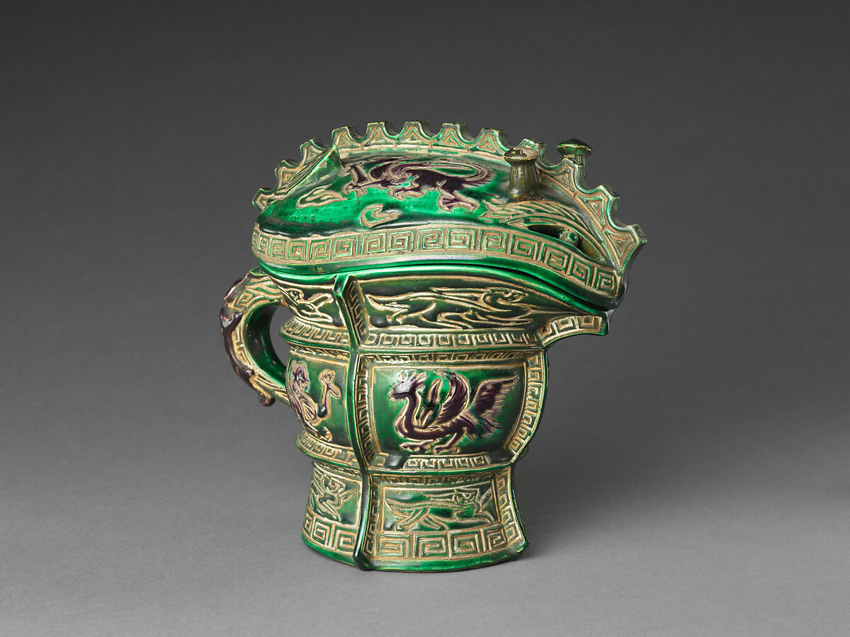 Rhinoceros-Shaped Incense Burner in the Cochin (Kōchi) Style, Attributed to Okuda Eisen (Japanese, 1753–1811), Stoneware with polychrome overglaze enamels (Kyoto ware), Japan