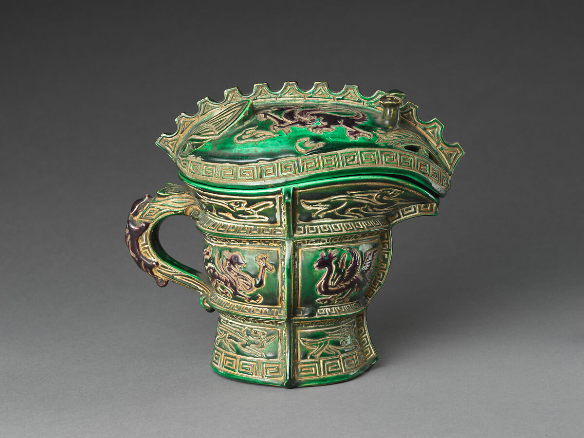 Rhinoceros-Shaped Incense Burner in the Cochin (Kōchi) Style, Attributed to Okuda Eisen (Japanese, 1753–1811), Stoneware with polychrome overglaze enamels (Kyoto ware), Japan