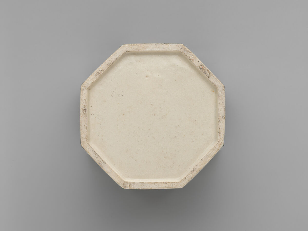 Water Jar (Mizusashi) with Geometric Patterns, Stoneware with polychrome enamels and gold over finely crackled glaze (Satsuma ware), Japan