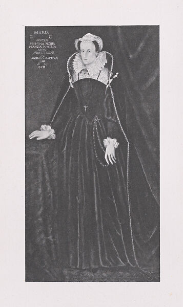 Mary, Queen of Scots, After P. Oudry (French, active third quarter 14th century), Photogravure 