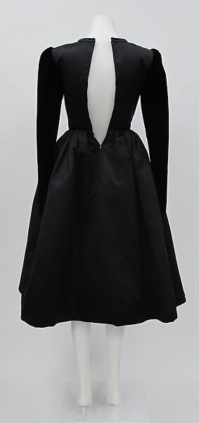 Dress, Yves Saint Laurent (French, founded 1961), silk, synthetic, metal, French