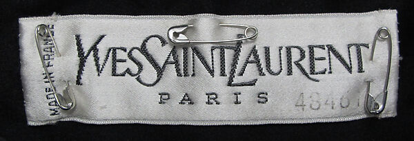Dress, Yves Saint Laurent (French, founded 1961), silk, synthetic, metal, French