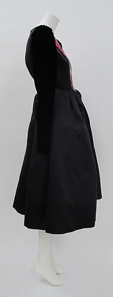 Dress, Yves Saint Laurent (French, founded 1961), silk, synthetic, metal, French