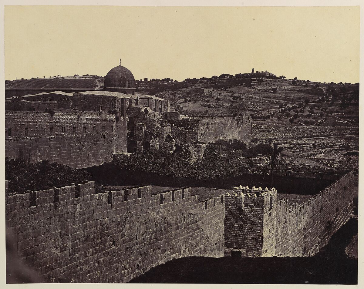 [Dome of the Rock, Jerusalem], Felice Beato (British (born Italy), Venice 1832–1909 Luxor) and, Albumen silver print 