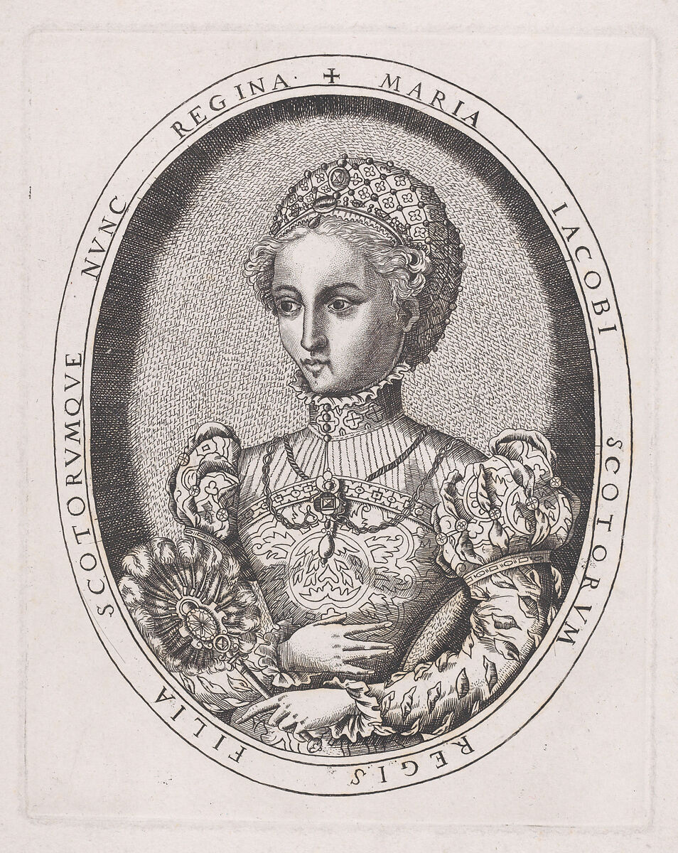 Mary, Queen of Scots, Possibly after Pieter van der Heyden (Netherlandish, ca. 1525–1569), Engraving 