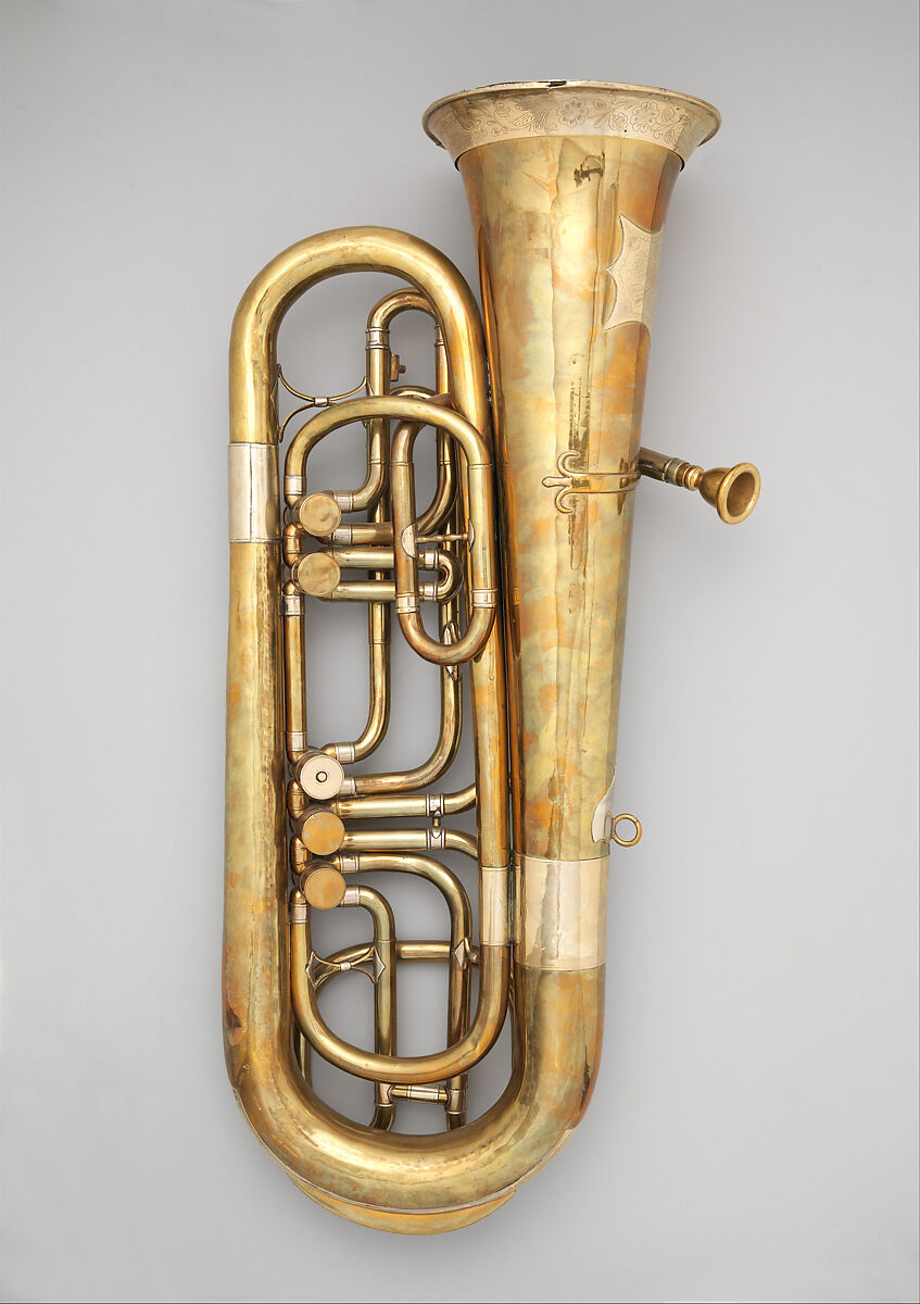 Tuba, attr. C.W. Moritz, Brass, German
