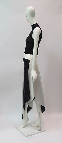 Ensemble, Yeohlee Teng (American, born Malaysia, 1951), silk, metal, American