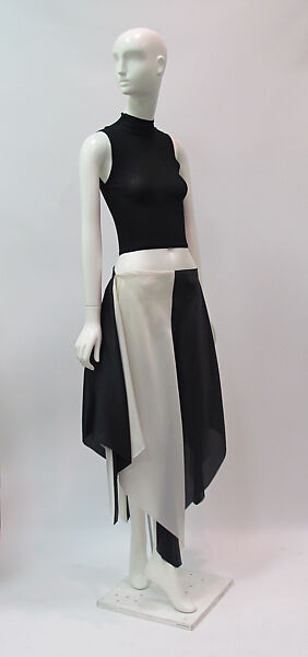 Ensemble, Yeohlee Teng (American, born Malaysia, 1951), silk, metal, American