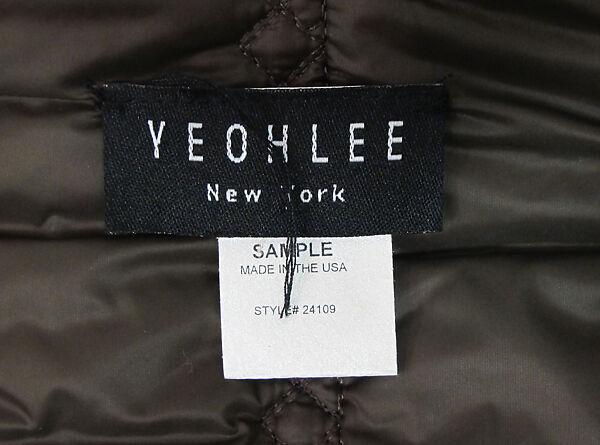 Ensemble, Yeohlee Teng (American, born Malaysia, 1951), synthetic, cotton, metal, American