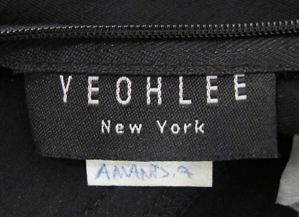 Dress, Yeohlee Teng (American, born Malaysia, 1951), synthetic, American