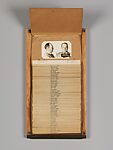 [File Drawer with 46 Mugshots of Shoplifters], Unknown (American), Gelatin silver prints