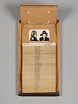[File Drawer with 46 Mugshots of Shoplifters], Unknown (American), Gelatin silver prints