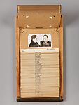[File Drawer with 46 Mugshots of Shoplifters], Unknown (American), Gelatin silver prints